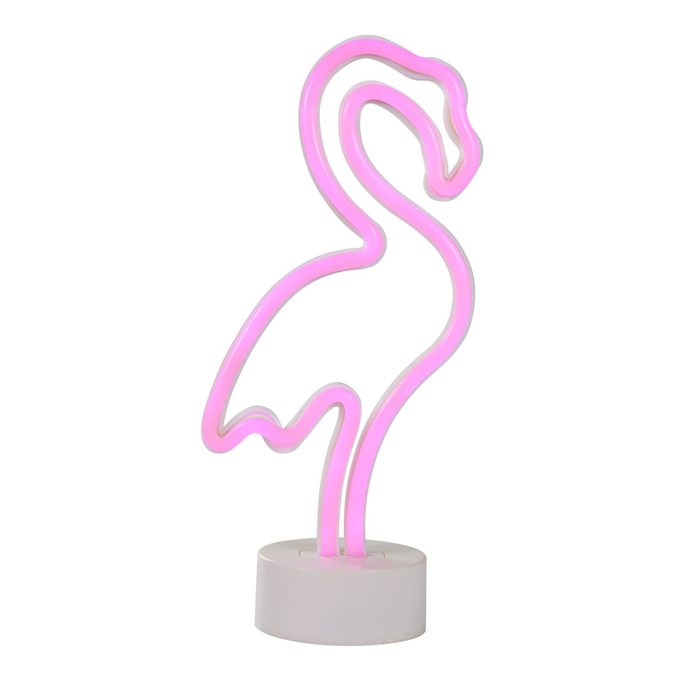 Glow Flamingo Neon Table Lamp, Pink