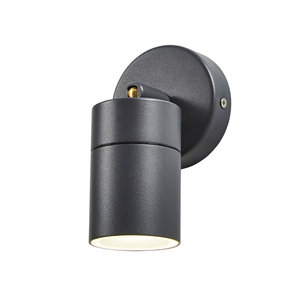 Jared Single Outdoor Wall Light, Anthracite