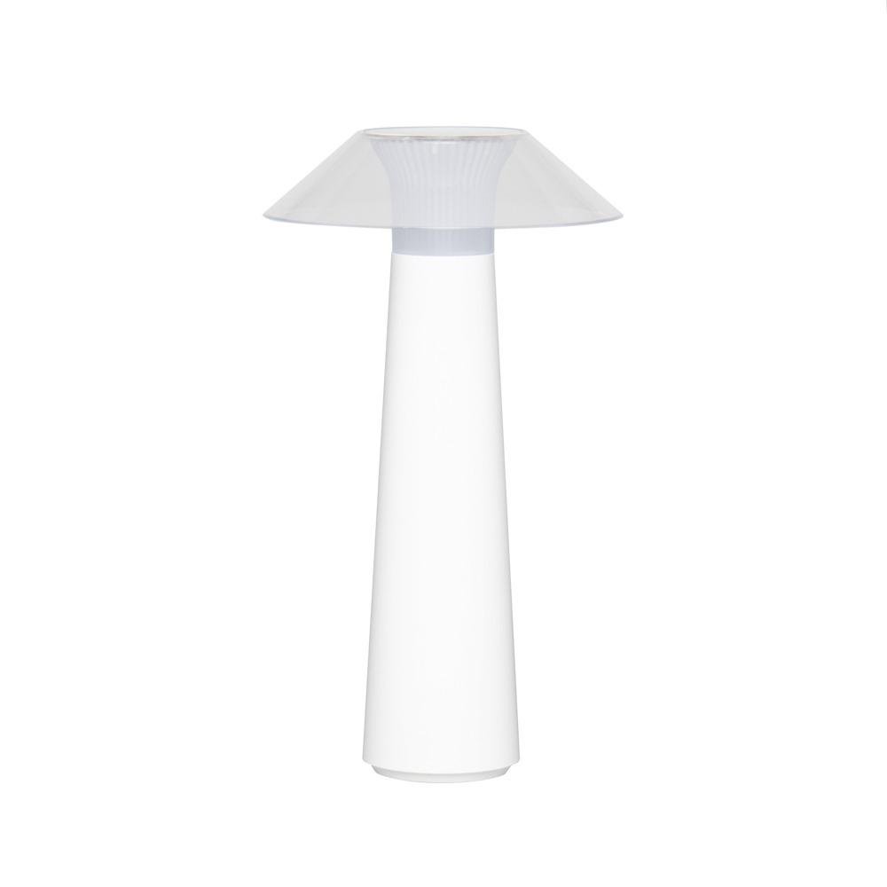 Lyra LED Rechargeable Outdoor Table Lamp, White