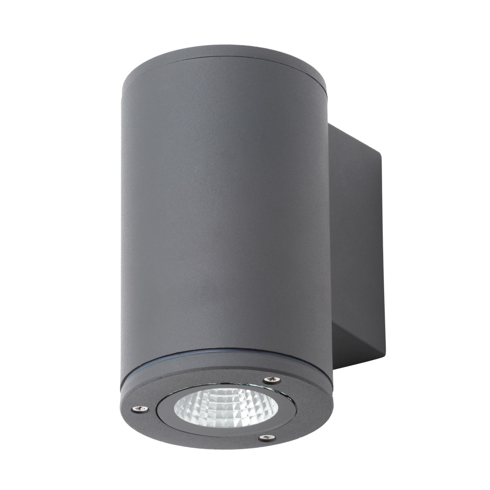 Taylor Up or Down IP54 Outdoor Wall Light, Anthracite