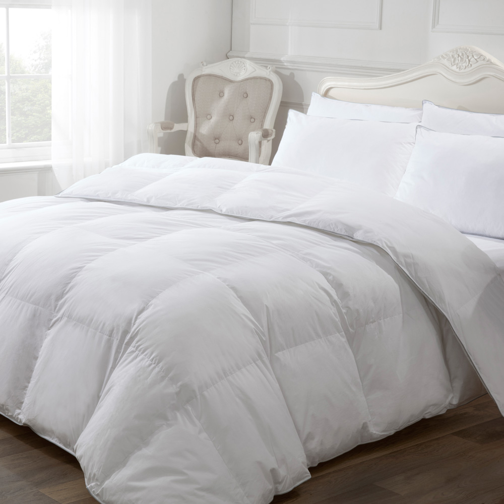 15 Tog Like Down Double Duvet, White