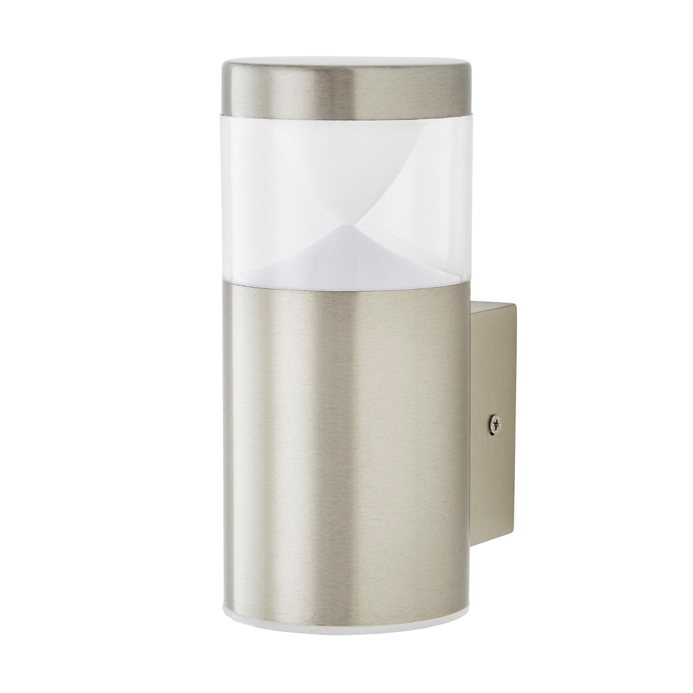 Asher Outdoor Wall Light, Stainless Steel