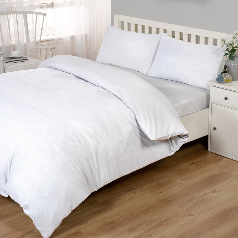 Hotel Collection Bamboo Pair of Housewife Pillowcases, White