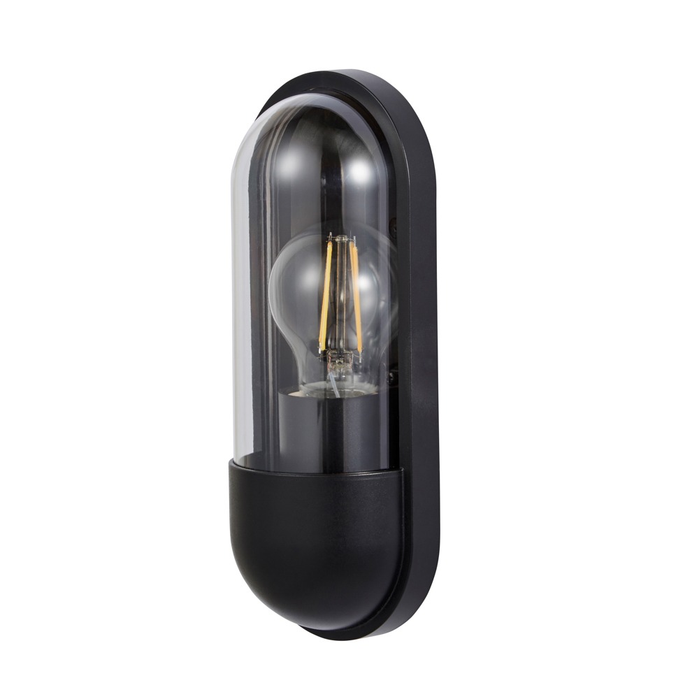 Bolus Outdoor Wall Light, Black