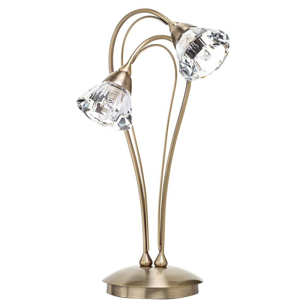 Marianne Table Lamp, Antique Brass