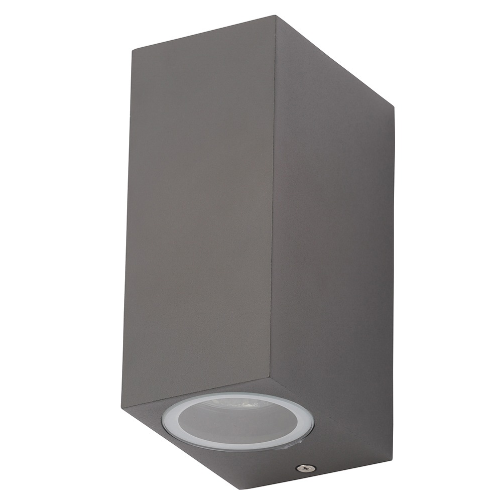 Etna Outdoor Square Wall Light, Anthracite