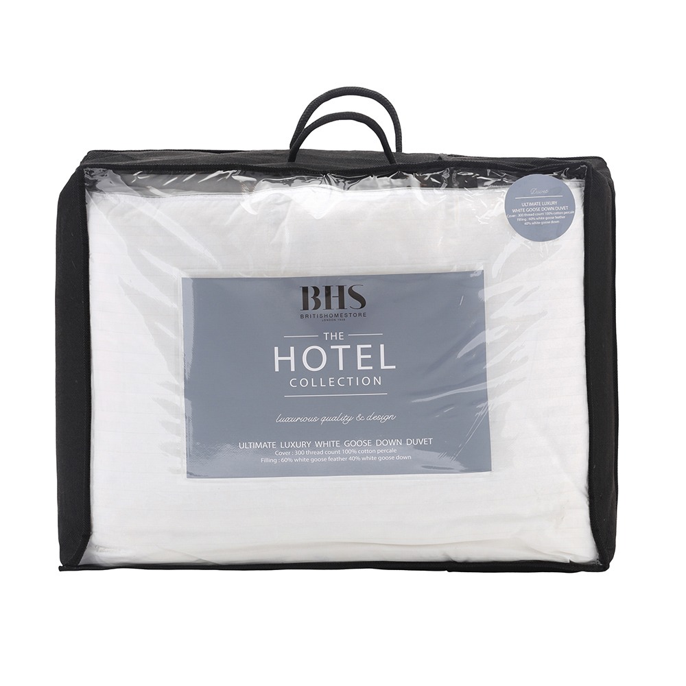 Hotel Collection 5 Star 15 Tog White Goose Down Duvet, King