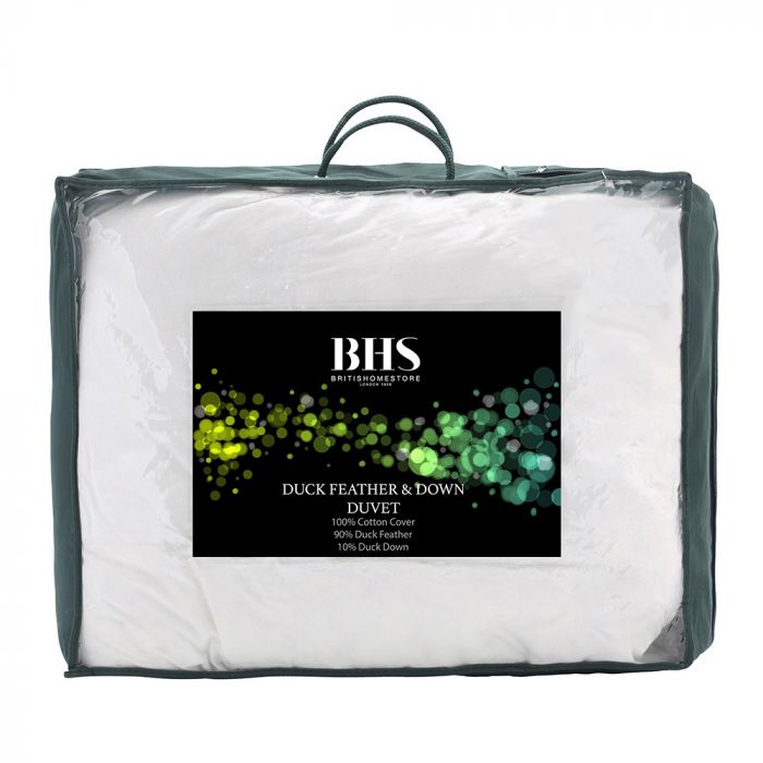 13 5 Tog Duck Feather Down Duvet Single Bhs