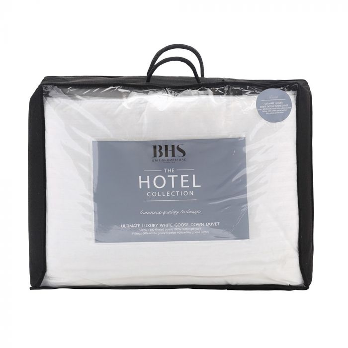 Hotel Collection 15 Tog White Goose Down Duvet King Bhs