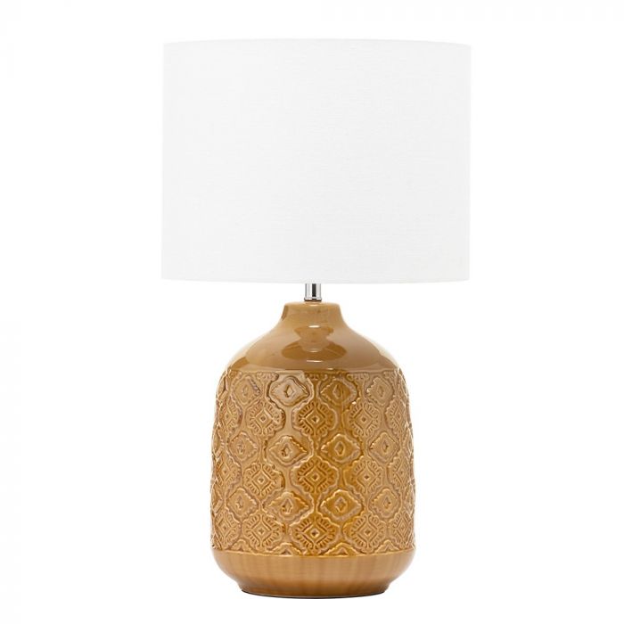 mustard coloured lamps