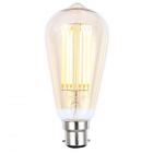 6W LED BC B22 Vintage Filament Teardrop Bulb Tinted