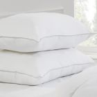 stacked All Natural Duck Feather & Down Pillows, Pair