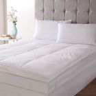 All Natural Luxury 5cm Feather Mattress Topper, Double on bed