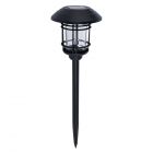 Caelum LED Outdoor Solar Spike Light, Black