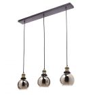 Carter Industrial Style Diner Pendant Bar, Bronze