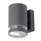 Cinder Outdoor Wall Light with Photocell, Anthracite