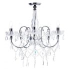 Edith Flush Ceiling Light, Chrome