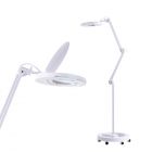 Ernest Task Lamp with Floor Stand, White