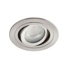 Fion Circular IP65 Tiltable Downlight, Satin Chrome