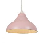 Glow Dome Easy Fit Ceiling Light Shade, Pink