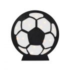 Glow Football Table Lamp lit on white background