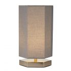 Glow Hexagon Table Lamp, grey