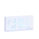 Glow LED Chill Acrylic Neon Style Light Box, Blue