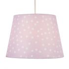 Glow White Polka Dot Easy Fit Light Shade, Pink