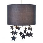 Glow Stars Mobile Ceiling Light Shade, Navy