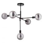 Hennock Ceiling Light, Satin Black