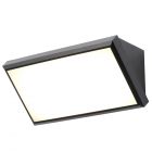 Linga Outdoor LED Wedge Wall Light with Hi-Lo Switch, Black