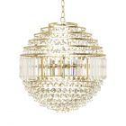 Paladina Large Ball Ceiling Pendant, Brass