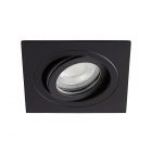 Sym Square IP65 Tiltable Downlight, Matte Black