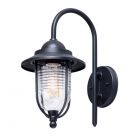 Walker Outdoor Fishermans Style Wall Light, Black