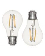 2 Pack of 6W LED Vintage Style ES E27 Classic Light Bulb, Warm White
