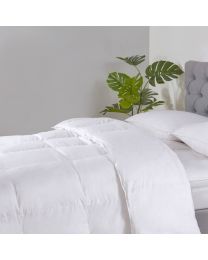 10.5 Tog Goose Feather & Down Duvet, Double on bed