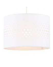 30cm Laser Cut Easyfit Shade, White lit on white