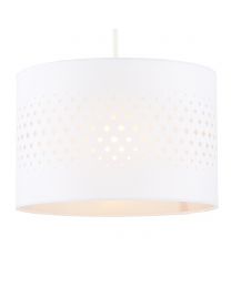 30cm Laser Cut Easyfit Shade, White lit on white