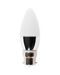 4W LED BC B22 Candle Bulb, Opal Cool White