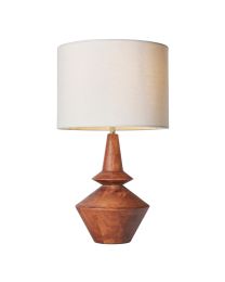 Silo Wooden Table Lamp - Dark Wood