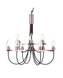 Alana Chandelier, Copper close up