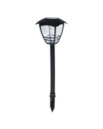 Alzir Outdoor LED Solar Spike Light, Black