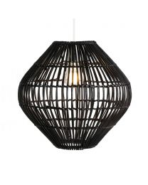 Bamboo Bobbin Easyfit Shade, Matte Black