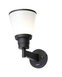 Stanley Begna Outdoor LED Wall Light, Black