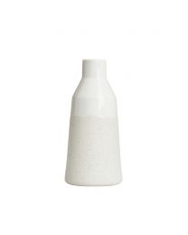 Bottle Shape Ceramic Vase, Taupe