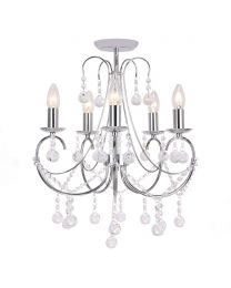 Sapparia Flush Chandelier