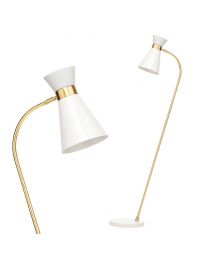 Olson Arc Floor Lamp, White