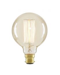 40 Watt BC B22 Vintage Filament Globe Bulb