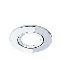 Cal Fire Rated LED IP65 Downlight, Chrome