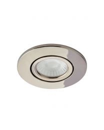 Cal Fire Rated LED IP65 Downlight, Black Chrome
